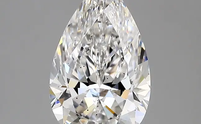 2.08ct D VS2 Pear (IGI)