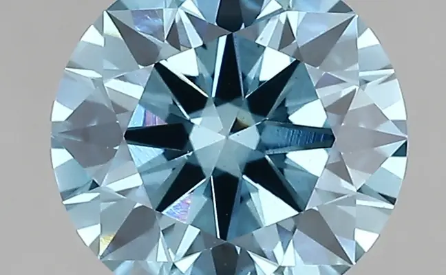 2.07ct FANCY VIVID  BLUE VS1 Round (IGI)
