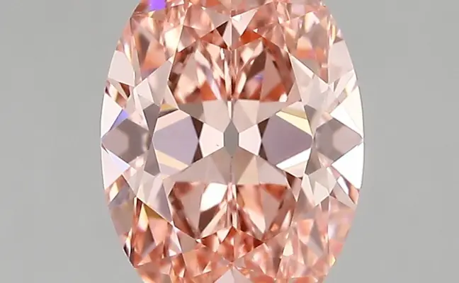 2.03ct FANCY VIVID  PINK VS1 Oval Old Miner (IGI)