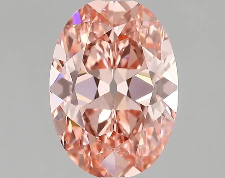 2.03ct FANCY VIVID  PINK VS1 Oval Old Miner (IGI)