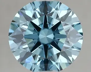 2.01ct FANCY VIVID  BLUE SI1 Round (IGI)