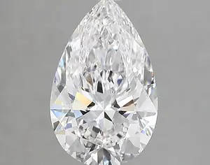 2.01ct D VVS2 Pear (IGI)