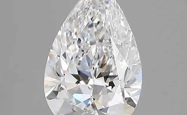 2.01ct D VVS2 Pear (IGI)