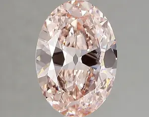 2.00ct FANCY INTENSE  PINK VS1 Oval Old Miner (IGI)