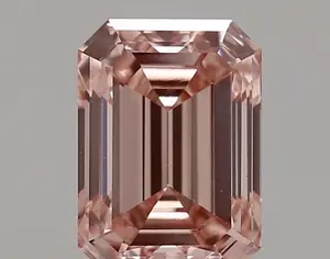 1.96ct FANCY VIVID  PINK VVS2 Emerald (IGI)
