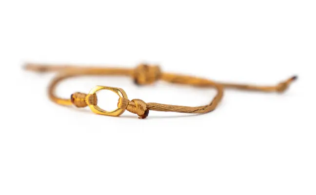 Mason 22k Oval With Curves Bracelet