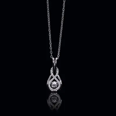 Moissanite Diamond - Yellow Prong Ring