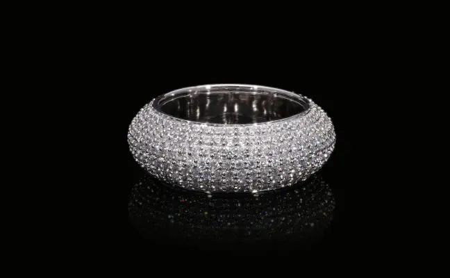 Lab Grown Diamond Iced Out Ring for Her