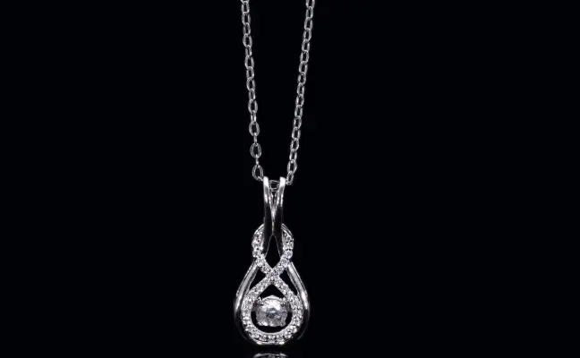 Lab Grown Diamond Infinity Pendant