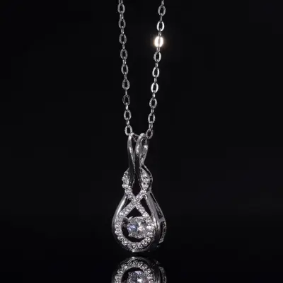 Lab Grown Diamond Infinity Pendant
