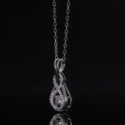Lab Grown Diamond Infinity Pendant