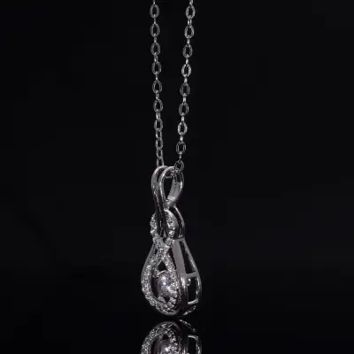 Lab Grown Diamond Infinity Pendant