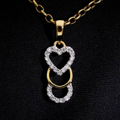 Lab Grown Diamond Heart Pendant