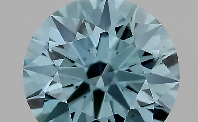 1.42ct FANCY VIVID  BLUE VVS2 Round (IGI)