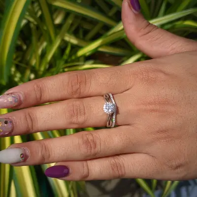 Lab Grown Diamond Wedding Ring for Her