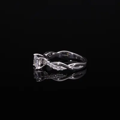 Princess Cut Solitaire Ring for Her