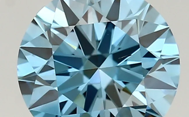 1.35ct FANCY VIVID  BLUE VS2 Round (IGI)