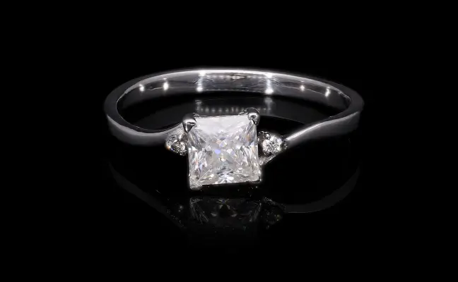 Princess Cut Solitaire Ring