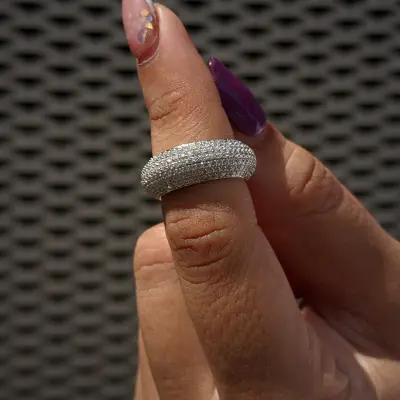 Lab Grown Diamond Iced Out Ring