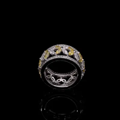 Fancy Marquise Diamond Band For Her