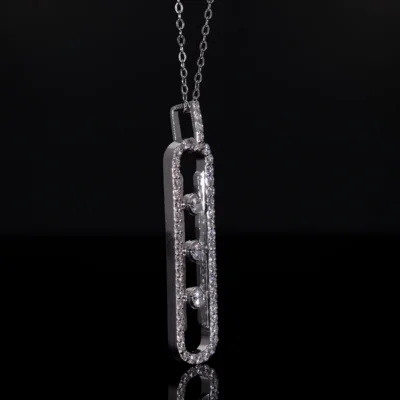 Lab Grown Round Diamond Pendant