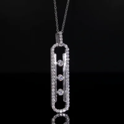 Lab Grown Round Diamond Pendant