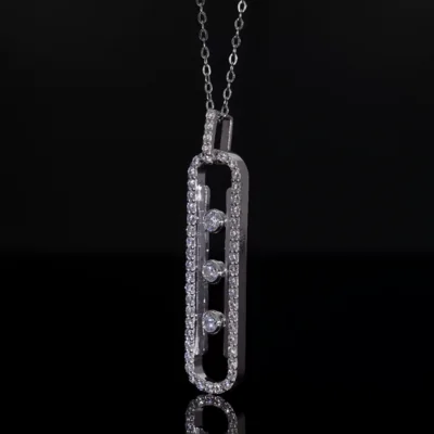 Lab Grown Round Diamond Pendant
