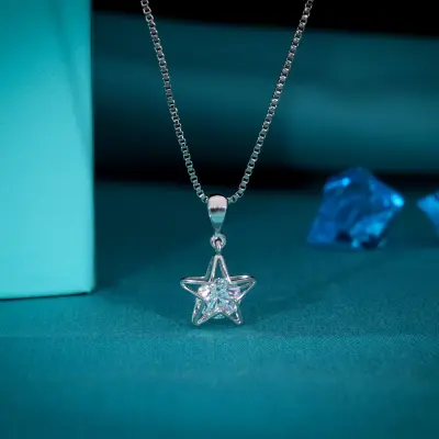 Lab Grown Diamond Star Pendant