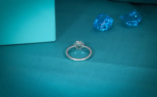 Lab Grown Diamond French Cut Infinity Pendant