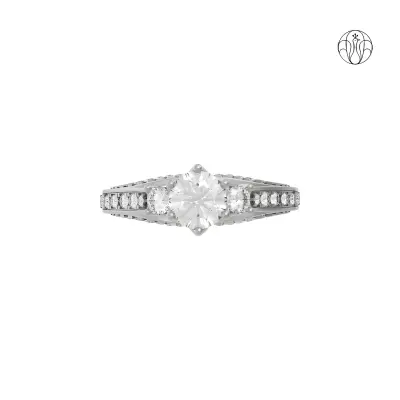 Serena Ring(CI. Zaveri)- 1.024 CTW 51 PCS VS1 Lab Grown Round Diamond Ring