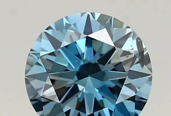 1.02ct FANCY VIVID  BLUE SI2 Round (IGI)