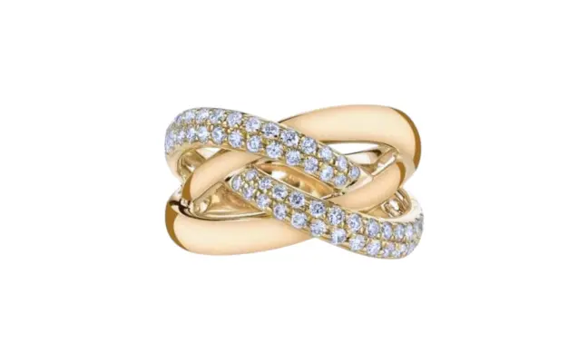 Ananya Ring (CI. Zaveri)- 0.73 CTW 50 PCS VS1 Lab Grown Round Diamond Ring