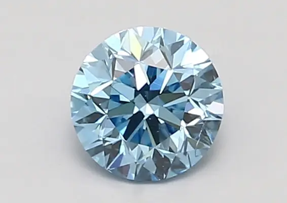 0.96ct FANCY VIVID  BLUE SI1 Round (IGI)