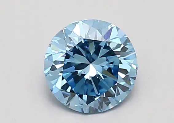 0.94ct FANCY VIVID  BLUE SI1 Round (IGI)