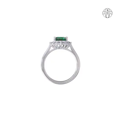 Samaira Ring (CI. Zaveri)- 0.336 CTW 16 PCS VS1 Lab Grown Round Diamond Ring