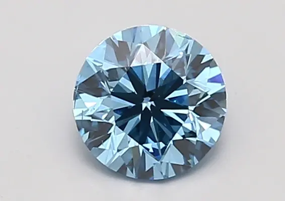 0.94ct FANCY VIVID  BLUE SI1 Round (IGI)