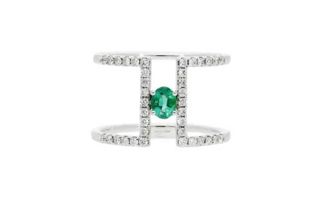 Myra Ring (CI. Zaveri)- 0.3 CTW 38 PCS VS1 Lab Grown Round Diamond Ring