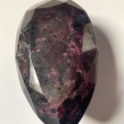 Giant Natural Ruby  2705 Carats  Dark Red Antique Pear Shape Natural Ruby Gemstone Certified Untreated Collector's Piece
