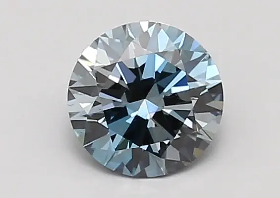 0.92ct FANCY VIVID  BLUE VS2 Round (IGI)