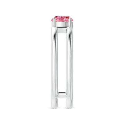 Solitaire Round Shape Lab Grown Diamond Ring