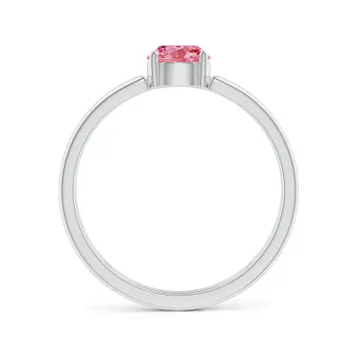 Solitaire Round Shape Lab Grown Diamond Ring
