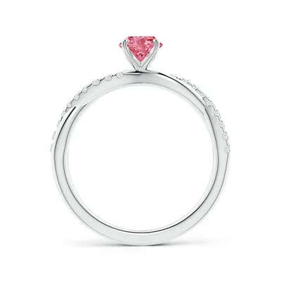 Best Of Bride Pink Diamond Designer  Ring