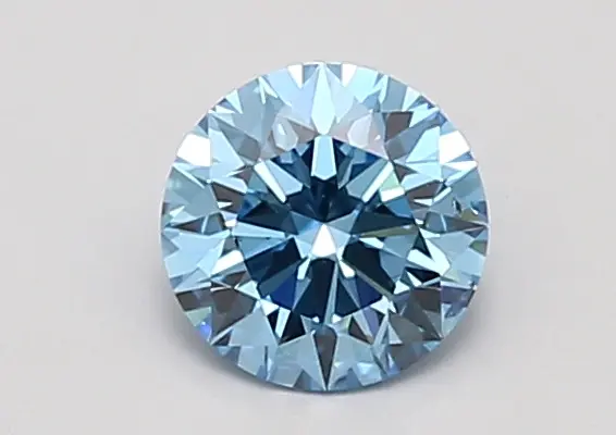 0.84ct FANCY VIVID  BLUE SI1 Round (IGI)
