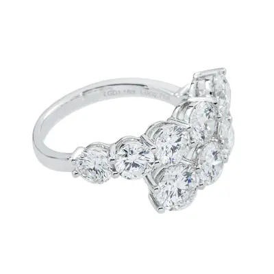Round Shape Designer Engagement Ring