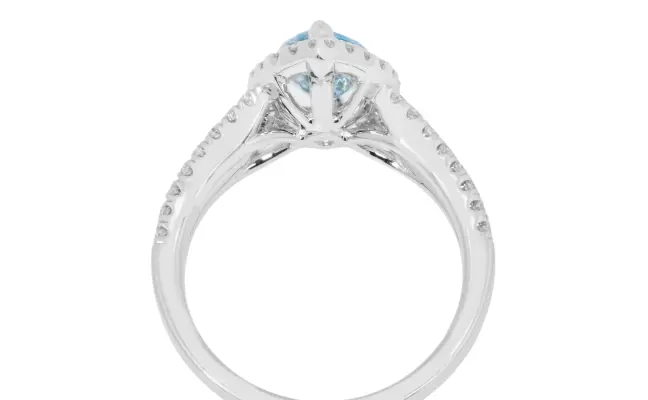 Skyblue Marquies Lab Grown Solitaire Diamond Ring