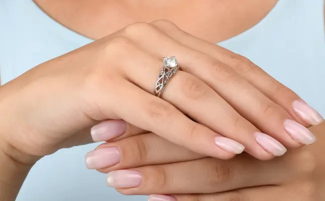 Celestic Lab diamond Engagement ring