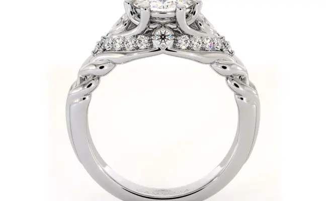 Oval Finger Uniqe Lab Diamond engagement Ring