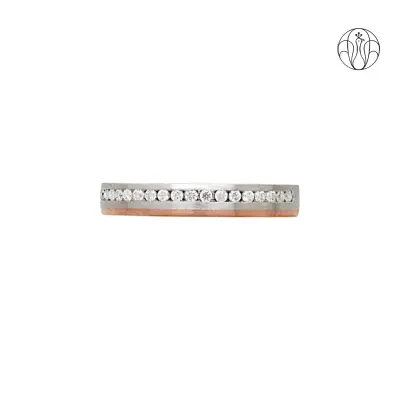 Prince Wedding Band (CI. Zaveri)-  0.08 CTW 1 PCS VVS Lab Grown Round Diamond Minimal Band Ring