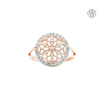 Stella Ring (CI. Zaveri)- 0.293 CTW 65 PCS VS1 Lab Grown Round Diamond  Ring