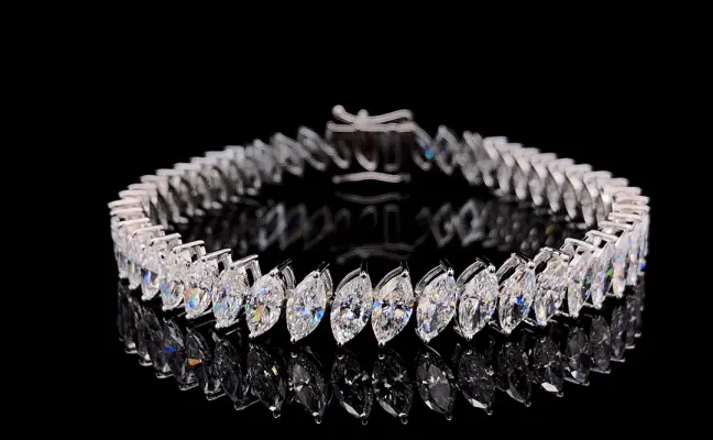 Marquise Shape Tennis Bracelet